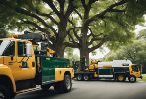 tampa tree service trucks